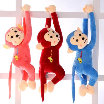 China Plush Doll Product Roxgoct Long Bendable Arms Hanging Stuffed Monkey Plush Toys for sale