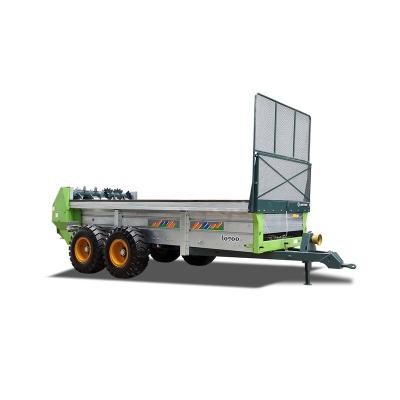 China Fertilizer Compost Spread Tractor 2FSQ-10.7 8600kg Hot Selling Durable Compost Fertilizer Spreader for sale