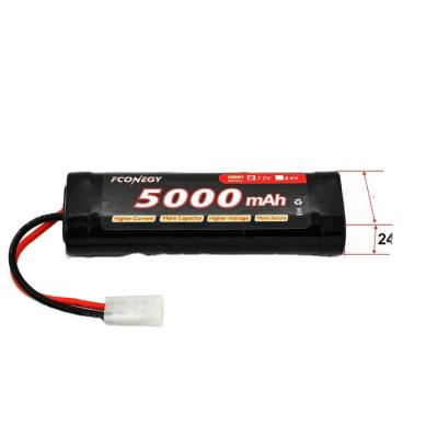 China Toys factory direct sales 7.2v 5000mAh NIMH rechargeable battery with 1 year warranty for sale