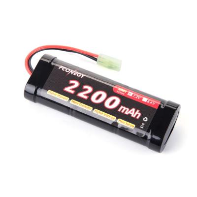 China Toys Cycle Life Over 1000 Times 7.2V 2200mAh Recharchable NIMH Battery Toys for sale