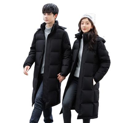 China Anti-wrinkle wholesale supplies long down jacket winter jacket men's good quality men's unisex down coat for sale