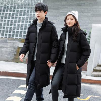 China Hot Sale Anti-Wrinkle Hood Light Weight Men's Unisex Down Jackets Made In China Down Coat Women Long for sale