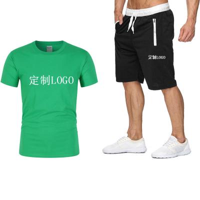 China Formal Accept Logo New Arrivals Tracksuit Summer Custom Men's Short Set for sale