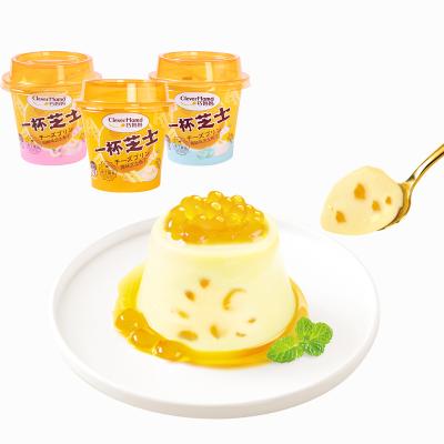 China Factory 100g Chinese Vegan Low Sugar Free Carb Cheese Bubble Jelly Pudding For Meal Replacement for sale