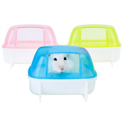 China New Chinchilla Bath Room Hamster Bathroom Hamster Sand Bath Supplies Golden Bear Pet Viable Small Bathroom Bathtub for sale