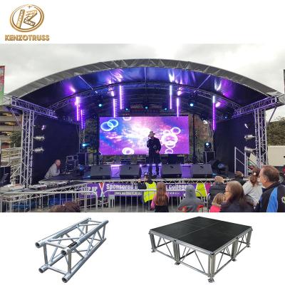 China Durable 290mm Aluminum DJ Truss Aluminum Truss Display Truss Props Square Exhibition Truss for sale