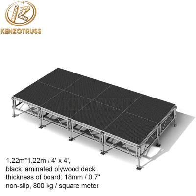 China Aluminum Alloy 6061-T6 Aluminum Used Stage Platform Podium Stage Platform for sale