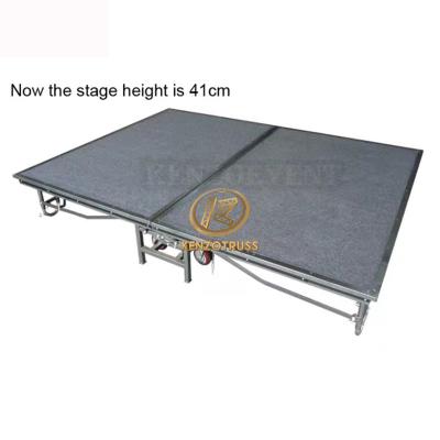 China Shopping Malls Folding Performance Stage Portable Stage Platform for sale