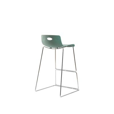 China Factory Price Metal High Stool Modern High Bar Chair Plastic Chairs Wholesale Modern Outdoor Bar Chair For Bars for sale