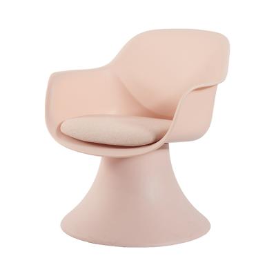 China Modern Wholesale Plastic Leisure Armchair 4 Colors PP Plastic Living Room Dining Chair With Arms for sale