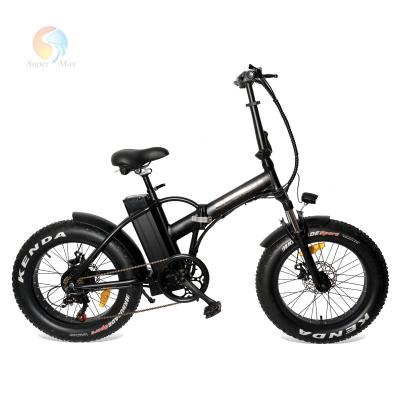 China OEM&ODM SuperMax Steel E20FD01 20 Inch Fat Mountain Bike For Men's Folding Bicycle E Bike Electric Bike for sale