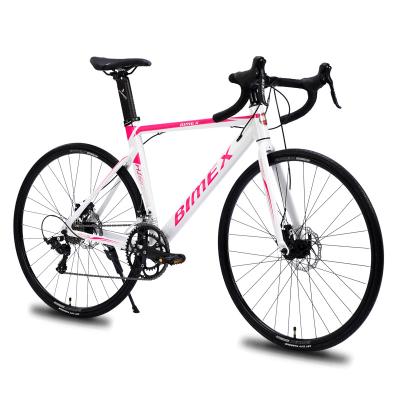 China Ride Road Bikes SUPER HIGH SPEED 700C X Tire 25C Max Sport Racing Bicycle With 18 Speed ​​Alloy Frame Road Bike For Sale for sale