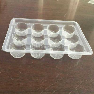 China Disposable Plastic Waffle Tray Disposable Plastic Tray Cookie Tray For Cake for sale