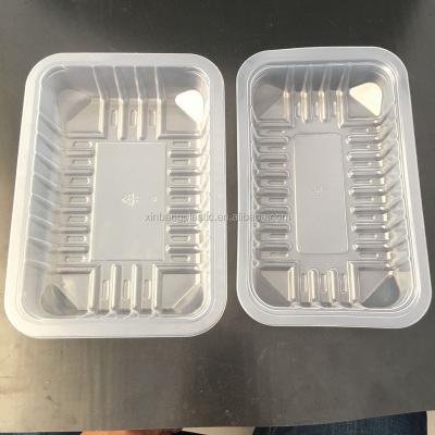 China Food Resistant Disposable Plastic Box Low Temperature /clear Film Plastic Sealing Box for sale