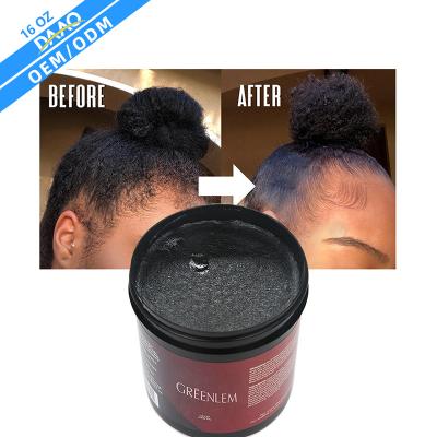 China DAAO OEM Organic 16 oz Vegan Hair Softer Gel Sellers Super Strong Hold 24 Hour Shine Extra Hold Edge Control For Black 4c Hair for sale