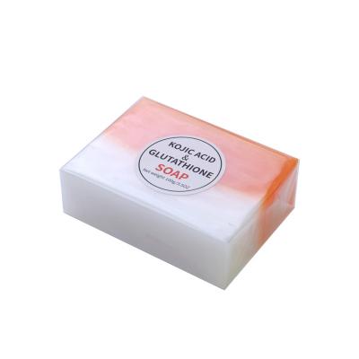 China OEM DAAO Amazon Hot Sale Skin Orange and Papaya Glutathione Base Cleansing Kojic Acid Soap for sale