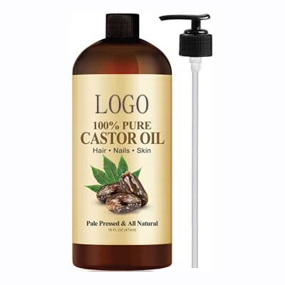 China For Hair Care OEM Hot Sale Private Label Natural Pure Organic Castor Oil for Hair Care, Hair Growth and Health for sale