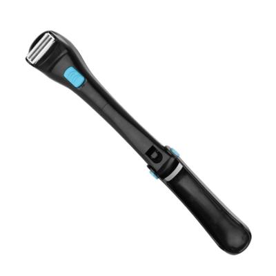 China Amazon Hot Selling Battery Operated Black Single Blade Back Razor For Men And Women for sale