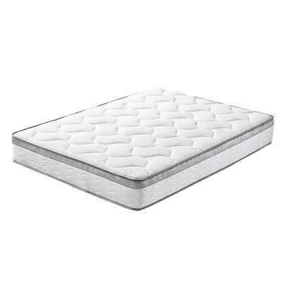 China Flippable Top Luxury Type 5 Zone Pocket Spring Foam Comfortable Euro Memory Foam 12 Inch Orthopedic Gel Mattress for sale