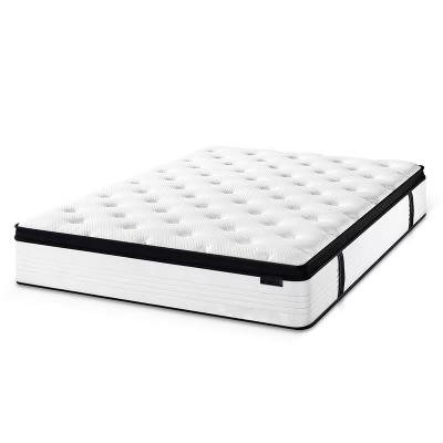 China Medium Firm Innerspring Gel Mattress Memory Foam Hybrid Flippable Pocket Mattress for sale