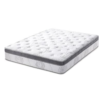 China Flippable 12 Inch Hybrid Mattress Gel Memory Foam Queen King Size Coil Mattress Toppers for sale