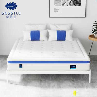 China High Soft Independent Pocket Spring Flippable China Suppliers Mattress Memory Foam Hybrid Mattress for sale