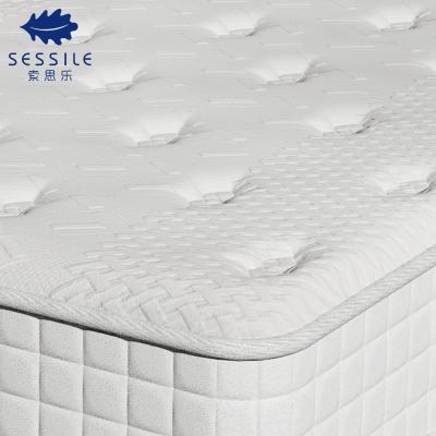 China Flippable OEM & ODM Full Size Custom Bedroom Mattress Pocket Soft Hard Box Spring for sale