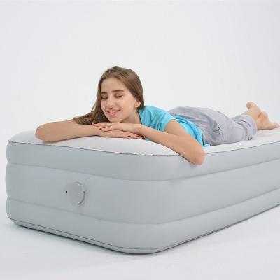 China Factory Foldable Cheap Price Inflatable Mattress Air Bed Mattress With Electric Pump for sale