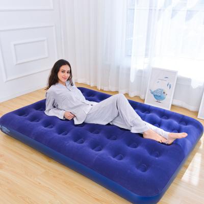 China Hot Selling Foldable Assembling Inflatable Bed Mattress Kid Travel Sleeping Air Bed With Pump for sale