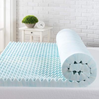 China Hot Selling Wholesale Cooling Mattress Topper Gel Infused Memory Foam for sale