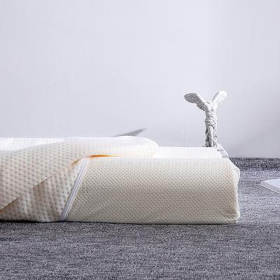 China Classic Anti-Static King Size Soft Latex Pillow With Knitted Pillowcase for sale