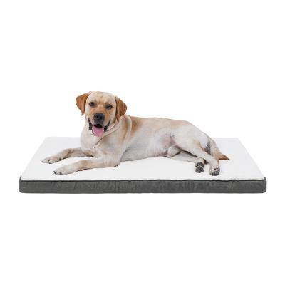 China Waterproof Removable Washable Cover Dog Bed Orthopedic Mattress With Non-slip Bottom for sale