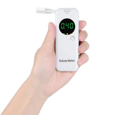 China Plastic Ketone Breath Analyzer With Mouth Piece EEK KT001 And Digital Ketone Breath Meter for sale