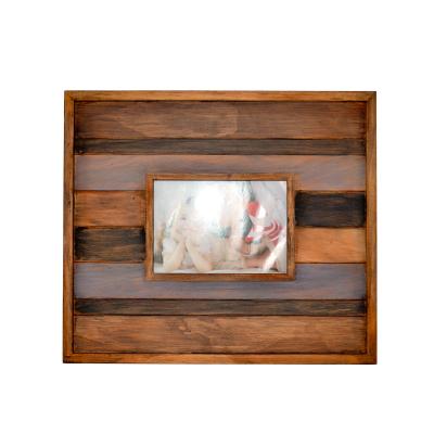 China Simple Mordern Decoration Wooden Home Accessories Wall Hanging Photo Frame Set for sale