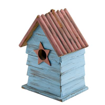 China Breathable Diy Window Design Unique Hot Sale Exquisite Structure Hanging Wooden Bird House for sale