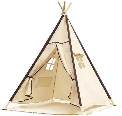 China Waterproof Outdoor Camping Large Canvas Camping Pyramid Tent Teepee Pagoda Pagoda Adult Tent for sale