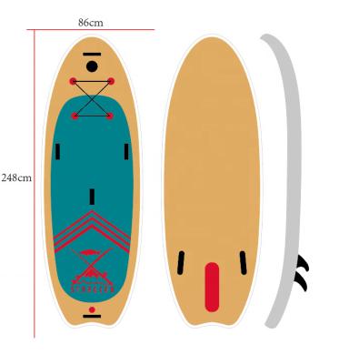 China Factory direct sale wooden unisex total style paddleboard inflatable surfboard paddleboard for sale