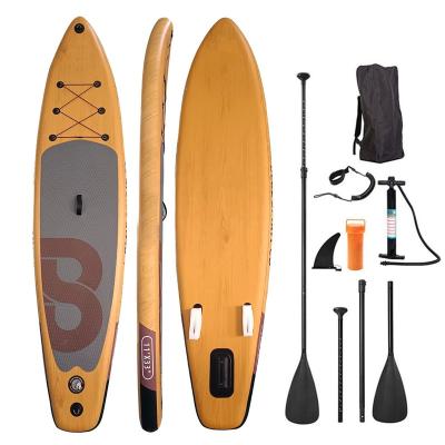 China New Design Style Wood Grain Size Popular Custom Style Unisex Surfboard Vertical Paddleboard for sale