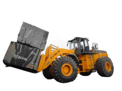 China camión de elevación del terreno áspero del cargador de la carretilla elevadora del bloque 40T con la naranja del motor 247KW en venta