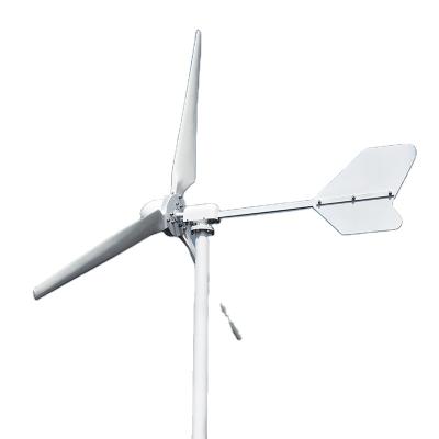 China 1.5kw Horizontal Wind Generator External Rotor Shaft 1500 Watt 24v48v96v Wind Turbine Shipping And Handling - 1500 for sale