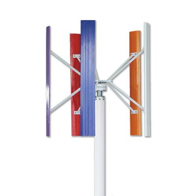 China 600W Household Micro H-Type Street Light Monitoring Uses 600w12v24v Vertical Axis Wind Turbine Boarding And Handling - H600 for sale