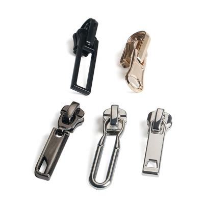 China Nickel Free High Quality Metal Zipper Puller Customized Zipper Slider Mold for sale