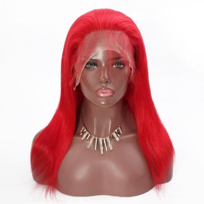 China Wholesale #30 #27 #99j Full Wave Color #30 #27 #99j Full Wave Brazilian Hair Straight Virgin Hair Full Lace Front Wig Straight Virgin Hair Cuticle Aligned Hair Wig for sale