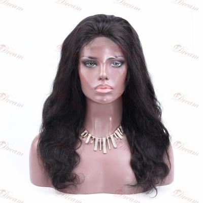 China Regular Wave Factory Supplier Wholesale 4X4 Lace Up Black Straight Closure Human Hair Wigs Cheap For Black Women Hair Wigs In Stock for sale