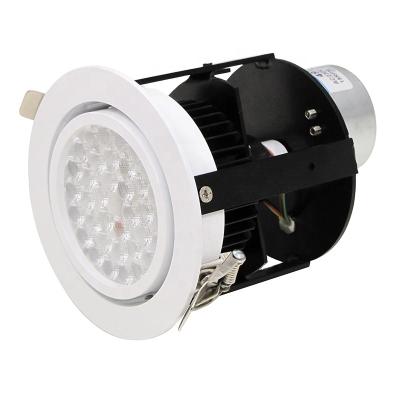 China Ressessed in popular new design products 150mm led down light aluminum housing circle led rotating light for sale