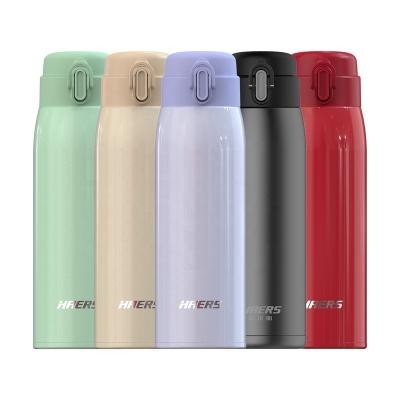 China HAERS PORTABLE Stainless Steel Double Walled Vacuum Insulated Travel Tumbler Water Bottle With Leakproof Lid for sale