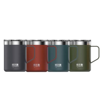 China HAERS Sustainable Double Wall Coffee Mug Insulated Tumblers Sublimation Blanks Stainless Steel Vacuum Straight Luxury Beer Bottle for sale