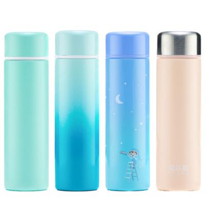 China Simple Design PORTABLE Cute Cups For Girls Leakproof Lightweight Tumbler 100% Easy To Carry Lipstick Pocket Water Bottle for sale