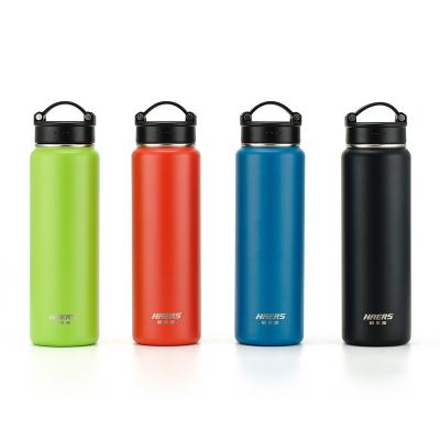 China OEM ODM Color Sustainable Custom Logo Capacity 500/700ml Giant Wide Mouth Stainless Steel Water Bottle for sale