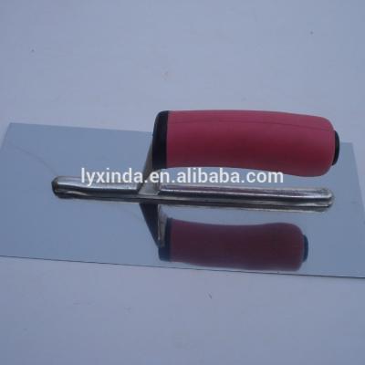 China Plastering trowel steel tools, high carbon steel blade, mirror polished for sale